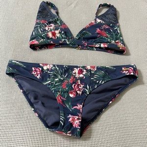 Blue floral Roxy Bikini